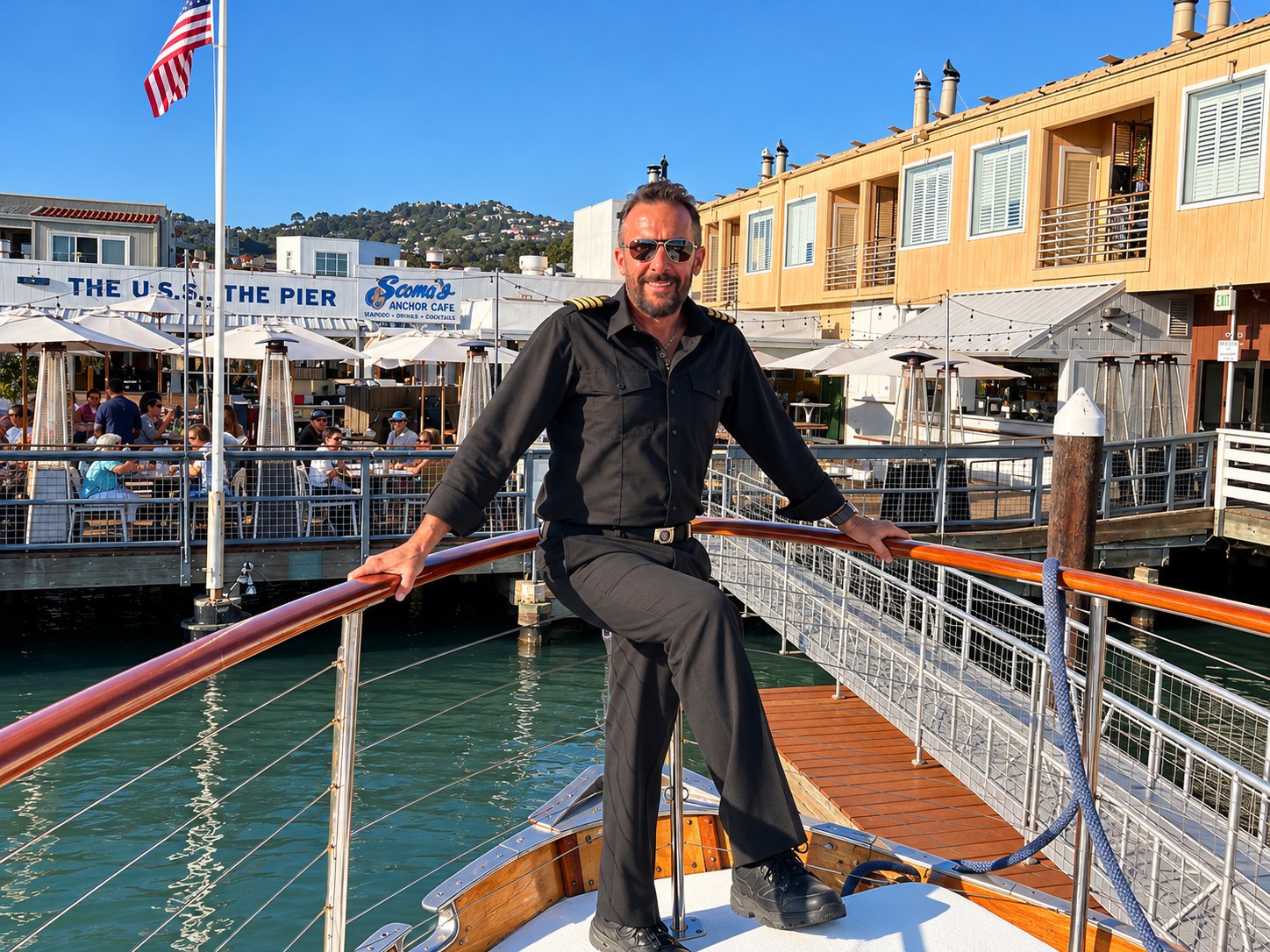 On the bow in Sausalito